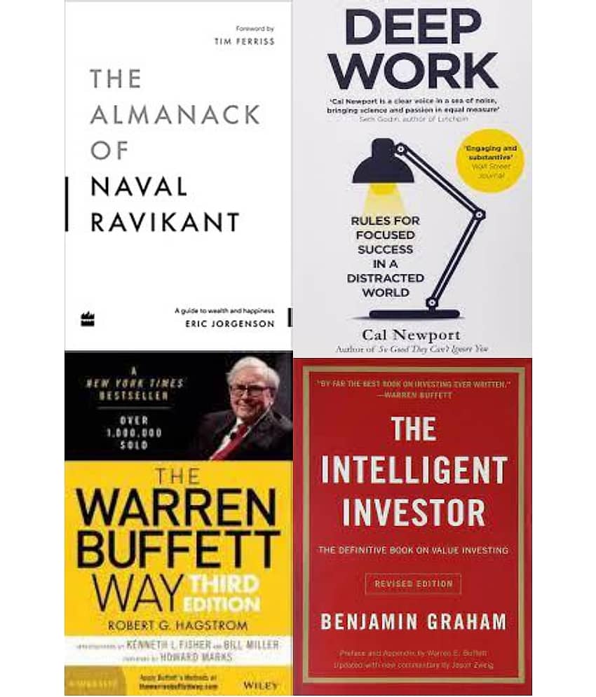 The Almanack Of Naval Ravikant + The Subtle Art + The warren buffett way + The Intelligent Investor