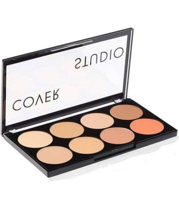 Swiss Beauty Ultra Base Cream Concealer Palette (Shade-1), 16gm