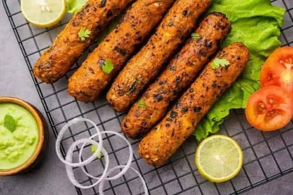 Mutton Seekh Kebab (4 Pcs)
