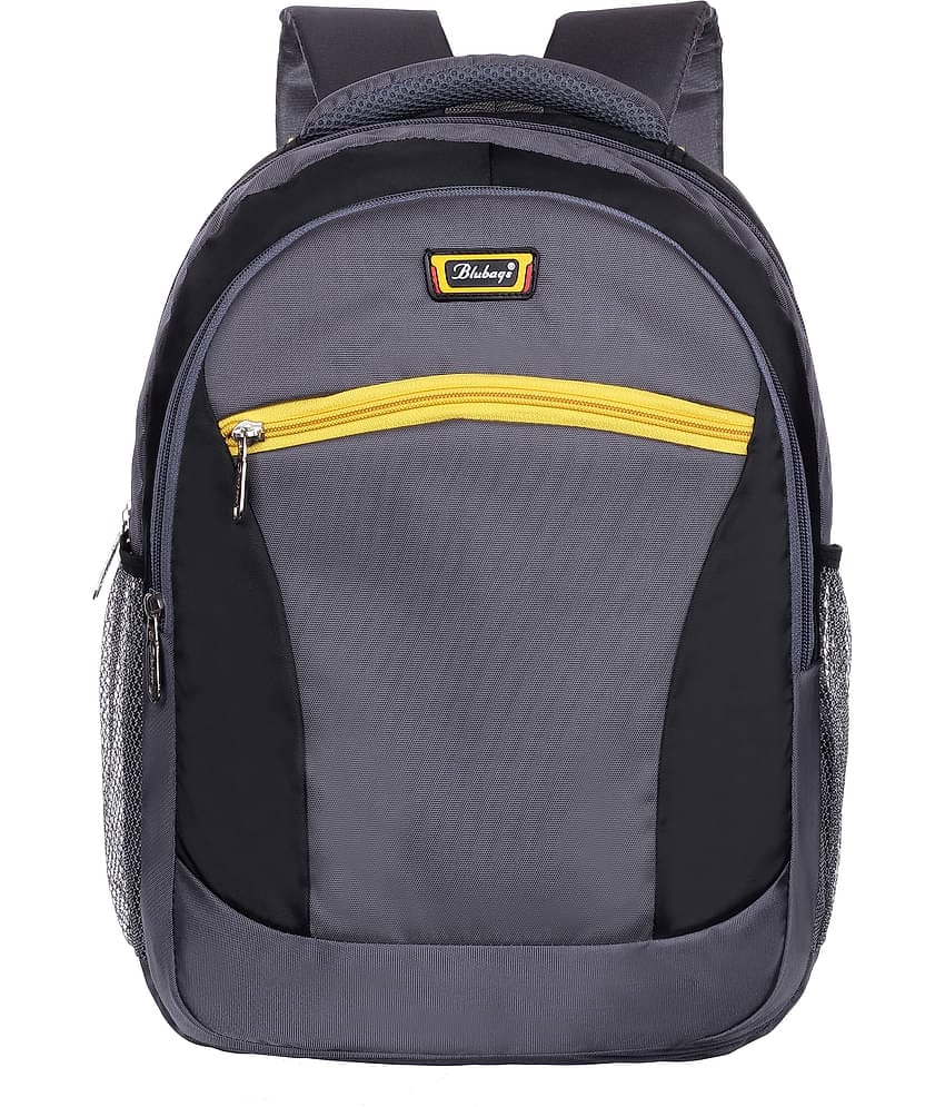 Blubags Grey Polyester Backpack ( 32 Ltrs )