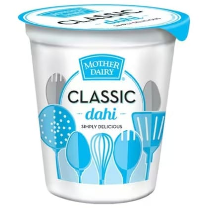 Mother Dairy Classic Curd - Cup 400 Gms