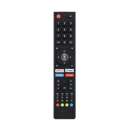 7SEVEN Compatible for BPL Tv Remote Control Suitable for Smart Android 4k LED UHD HD bpl Television with OTT Hotkeys Without Voice Command