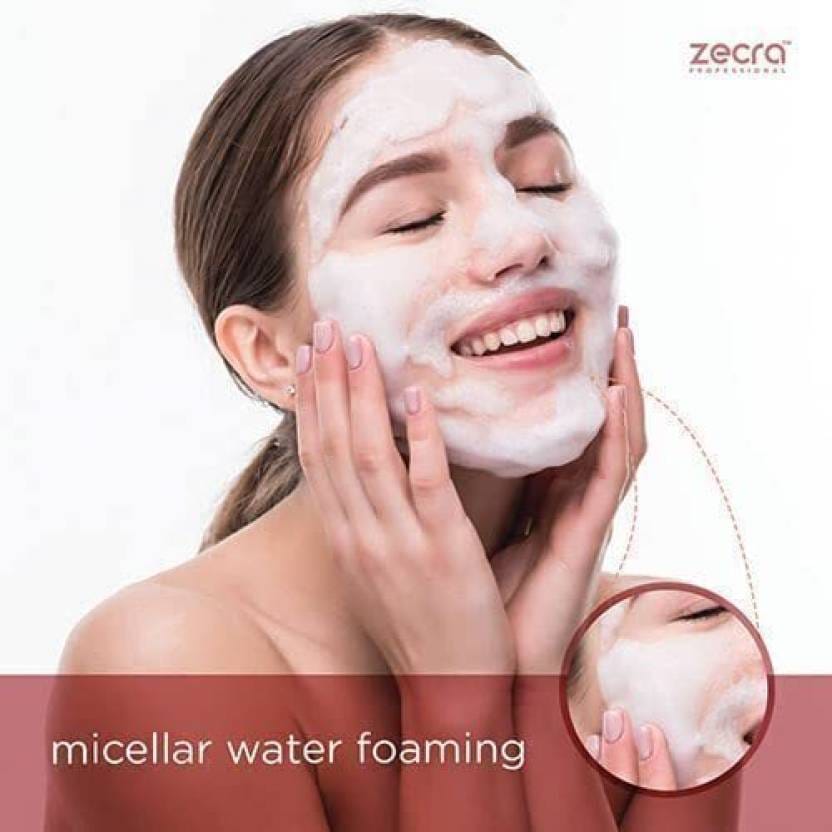 Zecra Makeup removers with built-in face brush for deep cleansing 100 ml pack of 2 Makeup Remover  (200 ml)