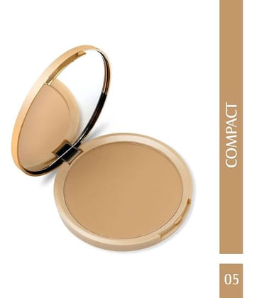 Glam21 HD Pan Cake Compact Powder 3-in-1 Foundation,Compact, & Concealer Matte Finish 12gm Shade-A2