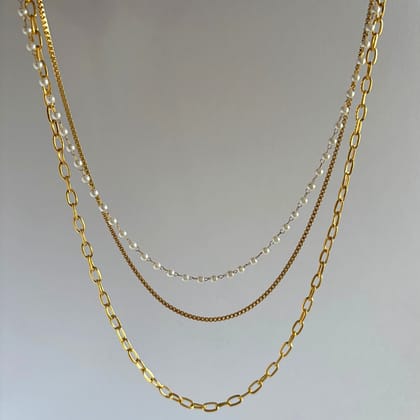 Coastal Layered Chain Necklace