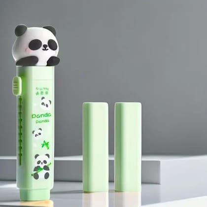 Animal Design Sliding Eraser (pack of 1)-Panda
