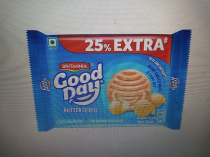 Britannia Good Day Butter Cookies 200 Gm. ( pack of 2 )