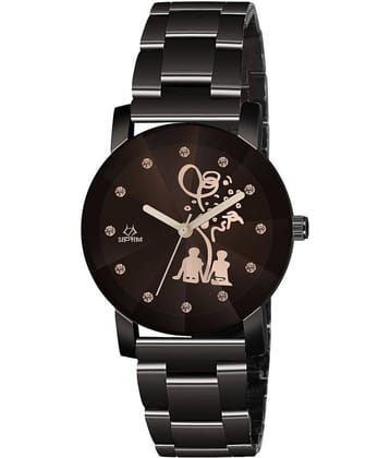 Septem Black Stainless Steel Analog Men's Watch