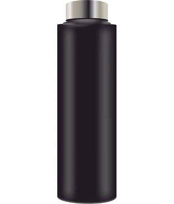 Dynore - Black Fridge Bottle 900 ml Black Water Bottle 900 mL ( Set of 1 )