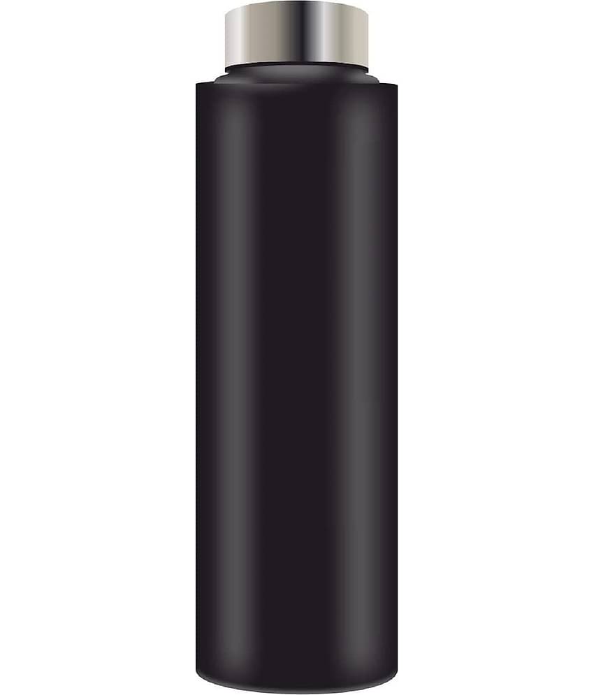 Dynore - Black Fridge Bottle 900 ml Black Water Bottle 900 mL ( Set of 1 )