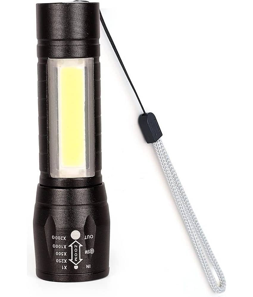 Saykhus 9W Black Emergency Light ( Pack of 1 )
