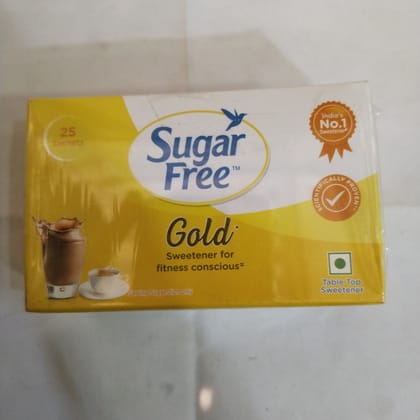 Sugar Free Gold Sweetener for Fitness conscious 25 Sachets 