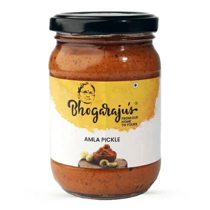 Bhogarajus Amla Pickle - 300 grams (Food Grade Pouch)