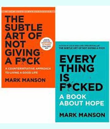 Mark Manson Bundle Two Books (The Subtle Art Of Not Giving A F*Ck & Everything Is F*Cked )