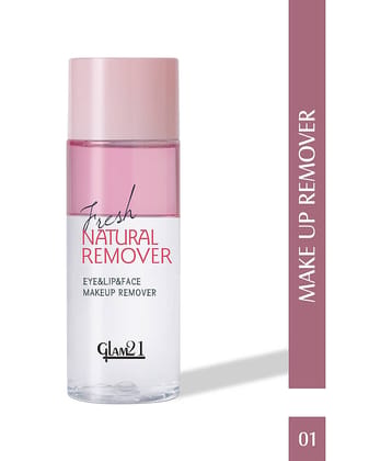 Glam21 Makeup Remover for Water-Proof & Long Lasting Makeup With Non-greasy Formula 100ml Shade-01