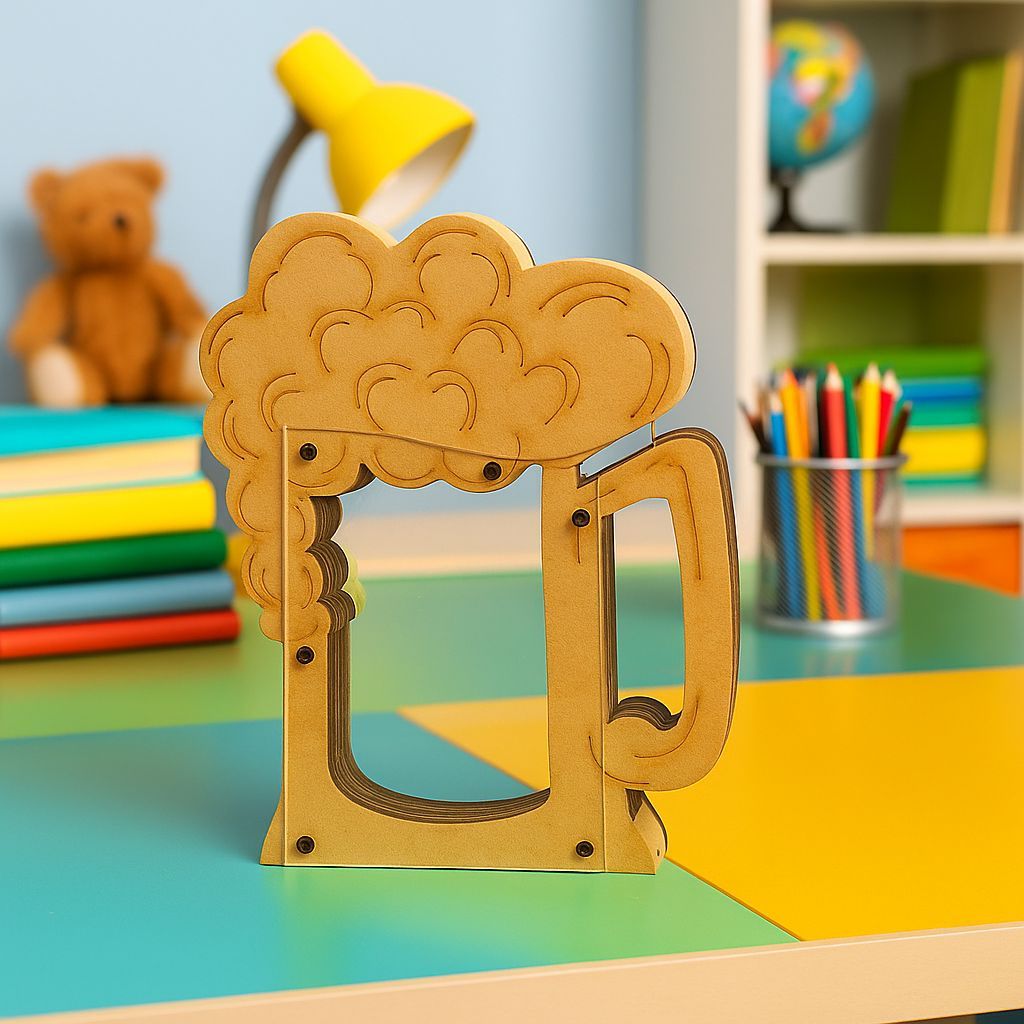 Dbeautify's Mug MDF Piggy Bank