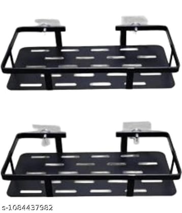 DHRUMIT Heavy Shelf for Wall Bathroom Corner Kitchen Self Adhesive DHRUMIT Heavy Shelf for Wall Bathroom Corner Kitchen Self Adhesive