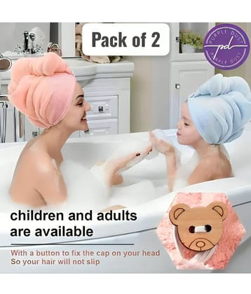 purple dust Multi Unisex Hair Band ( Pack of 2 )