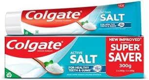 COLGATE ACTIVE SALT T.PASTE 200G+100G