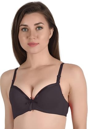 eorma Women�s Padded Push-Up Bra with Adjustable Straps, Size 32, Available in Pink, Red, Cream & Black � Everyday Comfort & Stylish Lingerie