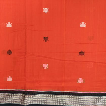 Bomkai Cotton Ikat Saree