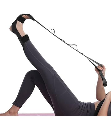 Foot Stretcher and Calf Stretcher for Plantar Fasciitis, Yoga Stretching Strap, Leg Stretcher, Hamstring Stretcher, Stretching Strap for Plantar Fasciitis, Drop Foot, Pack of 1