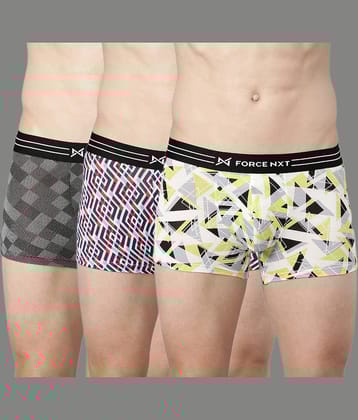 Force NXT Pack of 3 Modal Trunks For Men's ( Multicolor )