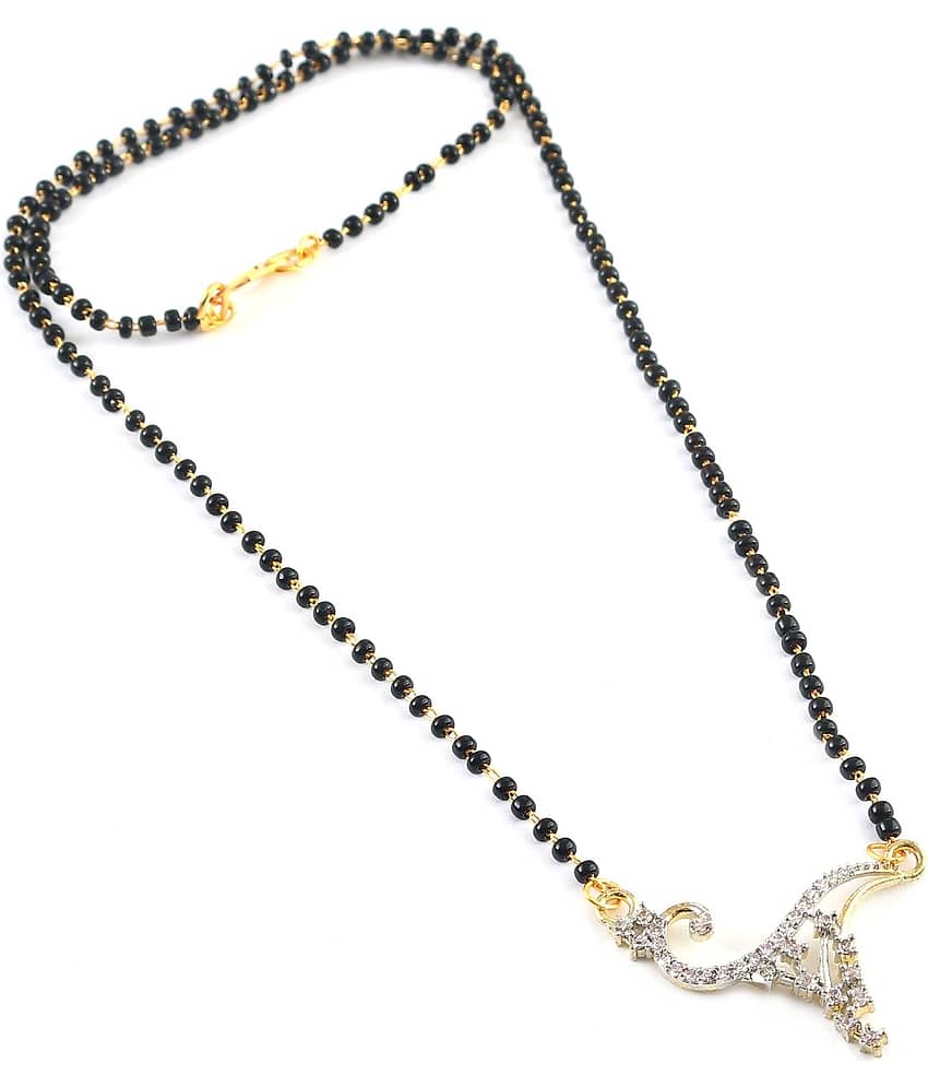 Jewar Mandi - Silver Mangalsutra ( Pack of 1 )