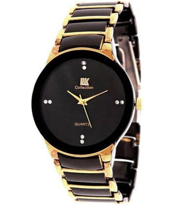 Iik Collection Gold Black Analog Watch