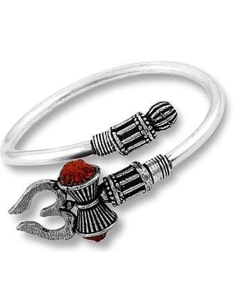 HEER COLLECTION - Silver Religious Bracelet ( Pack of 1 )