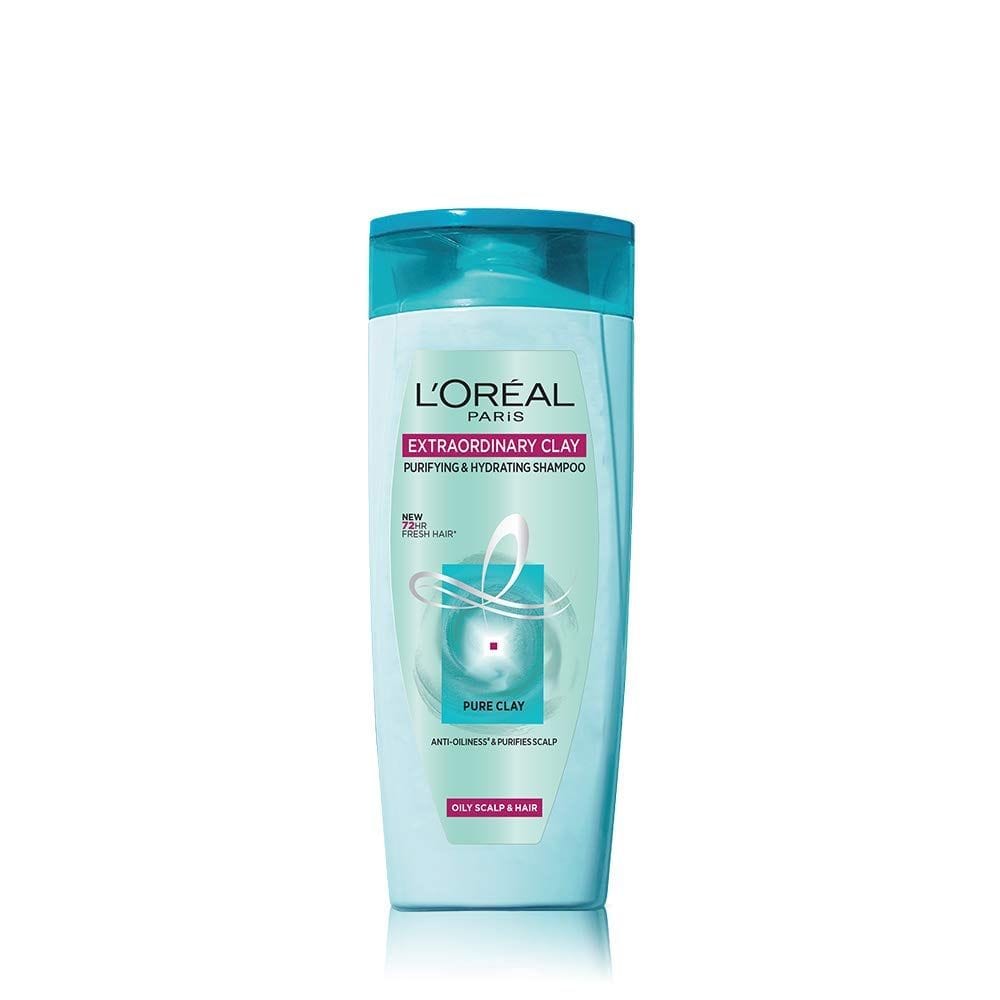 L'Oreal Paris Extraordinary Clay - Purifying & Hydrating Shampoo, 175 ml