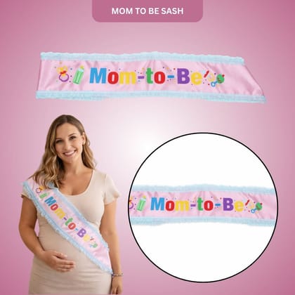 Mom To Be Sash
