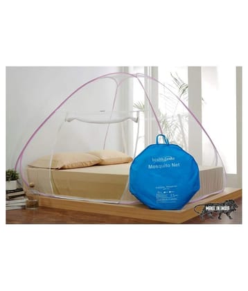 Healthgenie Double Pink Plain Mosquito Net - Pink