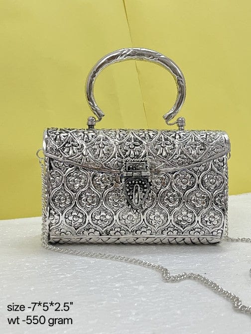 Nandighosh Silver Art Handcrafted Brass Silver Wallet