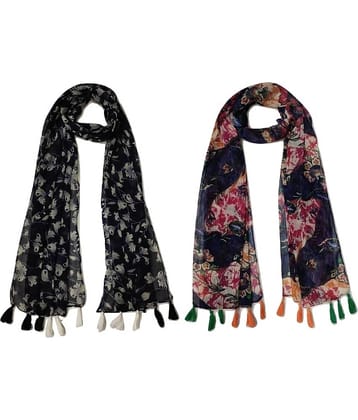 stolevilla Multi Printed Poly Cotton Yarn Stoles