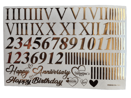 3 D Embossed Mantra Design Sticker 8 - A5 Size