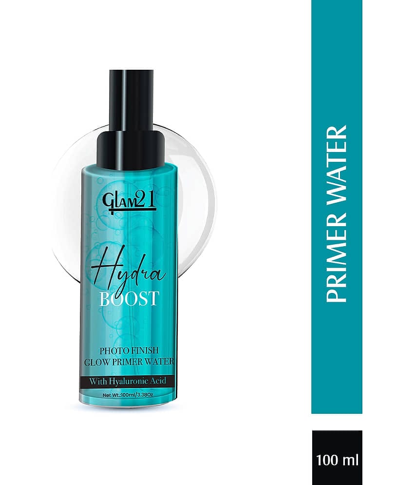 Glam21 Hydra Boost Photo Finish Glow Primer Instantly Hydrates Moisturizes & Soothes Look 100ml