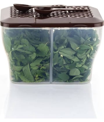 MAGICSPOON Plastic Brown Multi-Purpose Container ( Set of 1 )