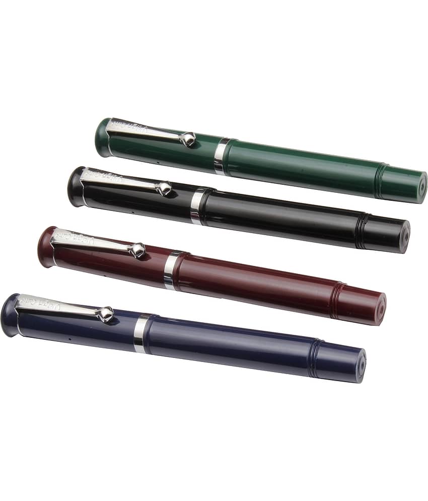 Srpc Multicolor Fine Line Fountain Pen ( Pack of 4 )
