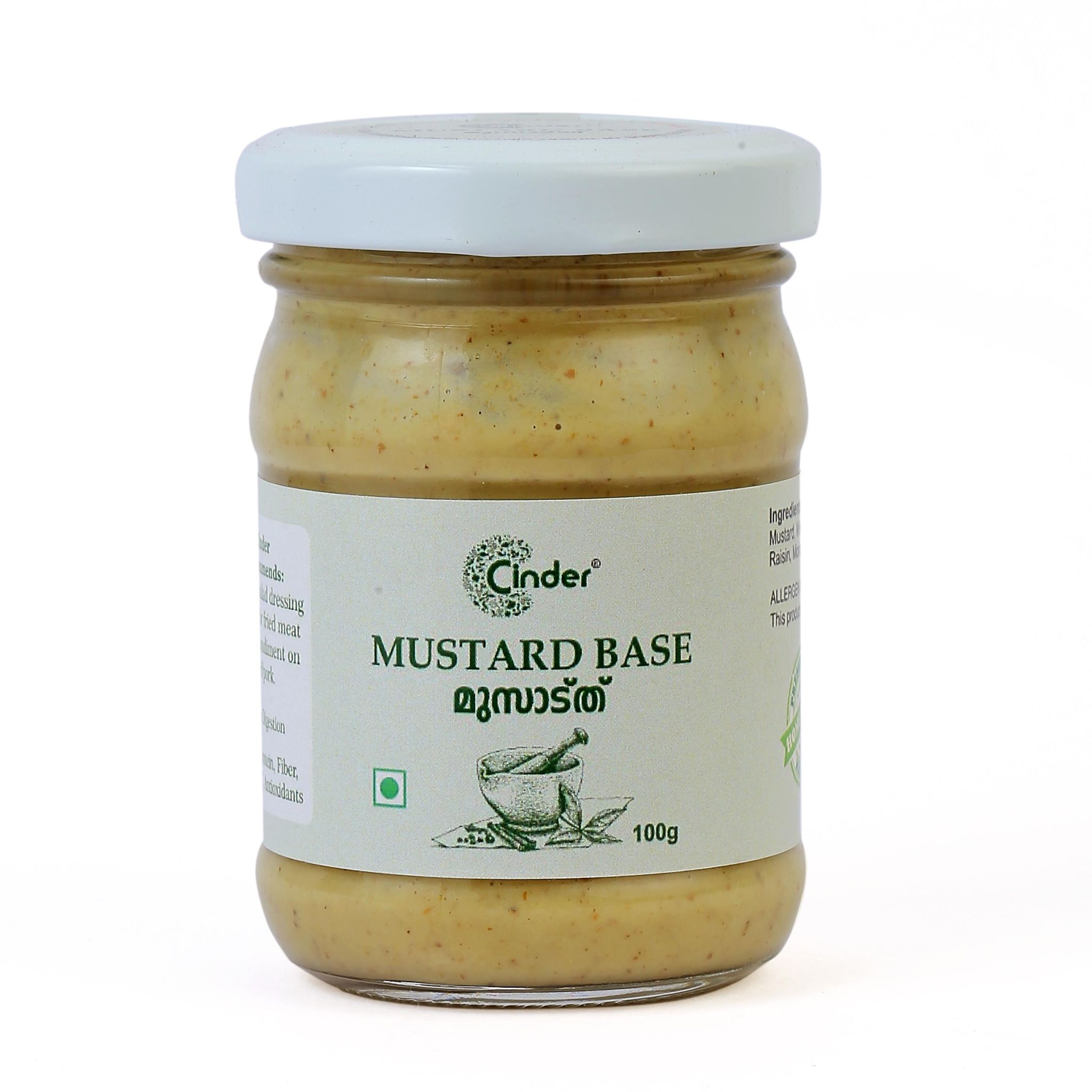 CINDER MUSTARD BASE 100GRM - READY TO EAT