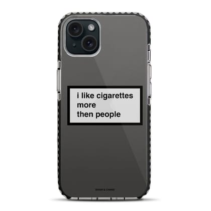 Cigarettes over people iPhone 15 Stride Phone Case-Stride