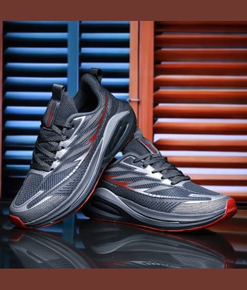 ASIAN QUANTUM-25 Dark Grey Men's Sports Running Shoes