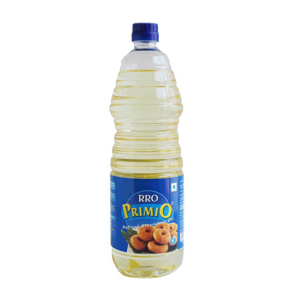 RRO Primio Refined Groundnut Oil 1 Ltr Pet Bottle