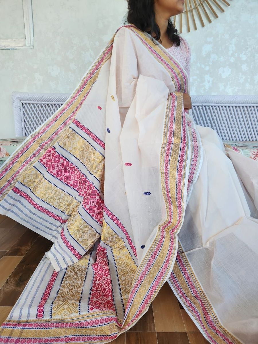 Handwoven Cotton Saree