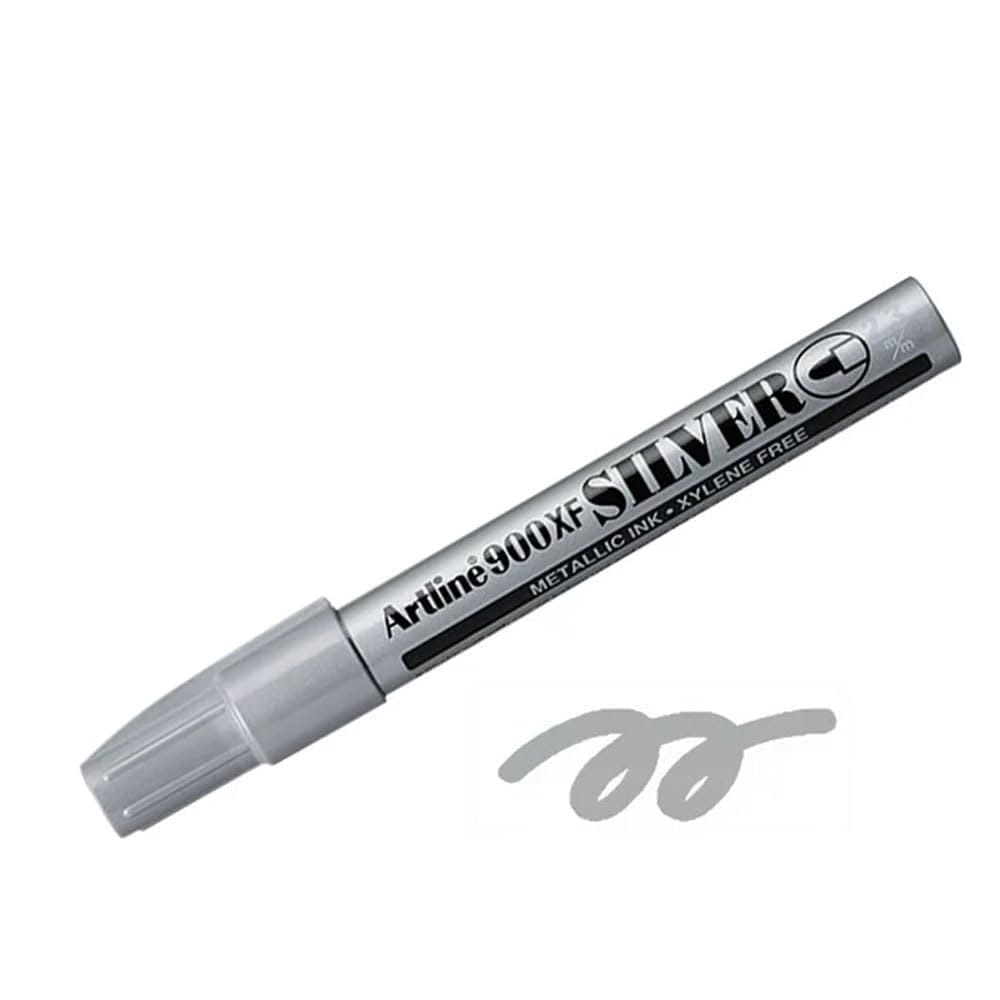 Artline 900XF Permanent Marker in Silver Colours Pack of 12