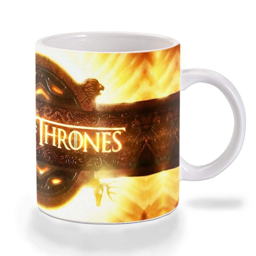 Multicolor Game Of Thrones Starting Logo Ceramic Mug