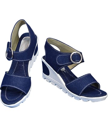 Dream Makers - Blue Women's Sandal Heels
