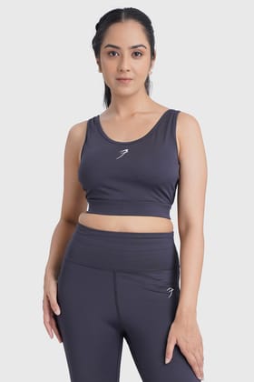 Active Full Support Sports Bra Coal-XS