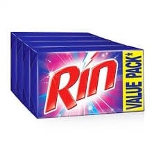 Rin Detergent Bar 250G Pk4