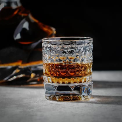 Classic Heavy Crystal Whiskey Glass -  Set of 6